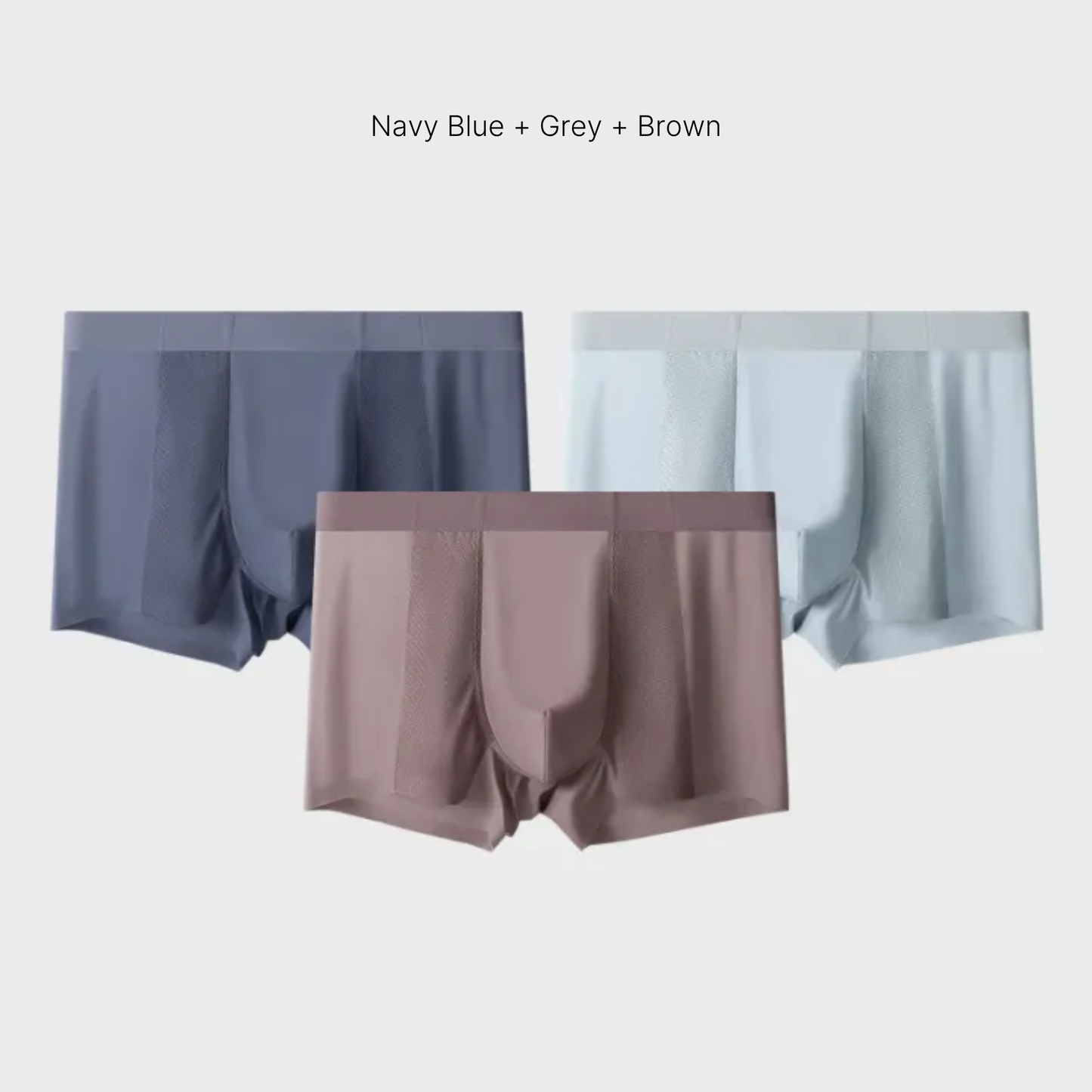Men's Ice Silk Briefs Boxers - Combo of 3