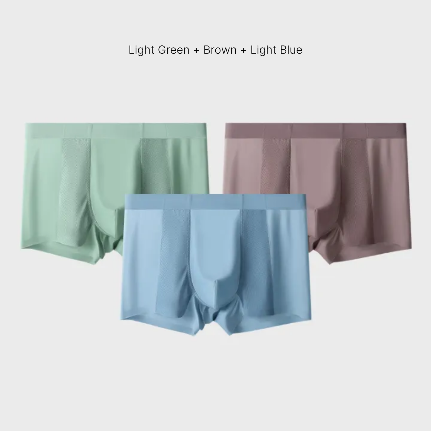 Men's Ice Silk Briefs Boxers - Combo of 3