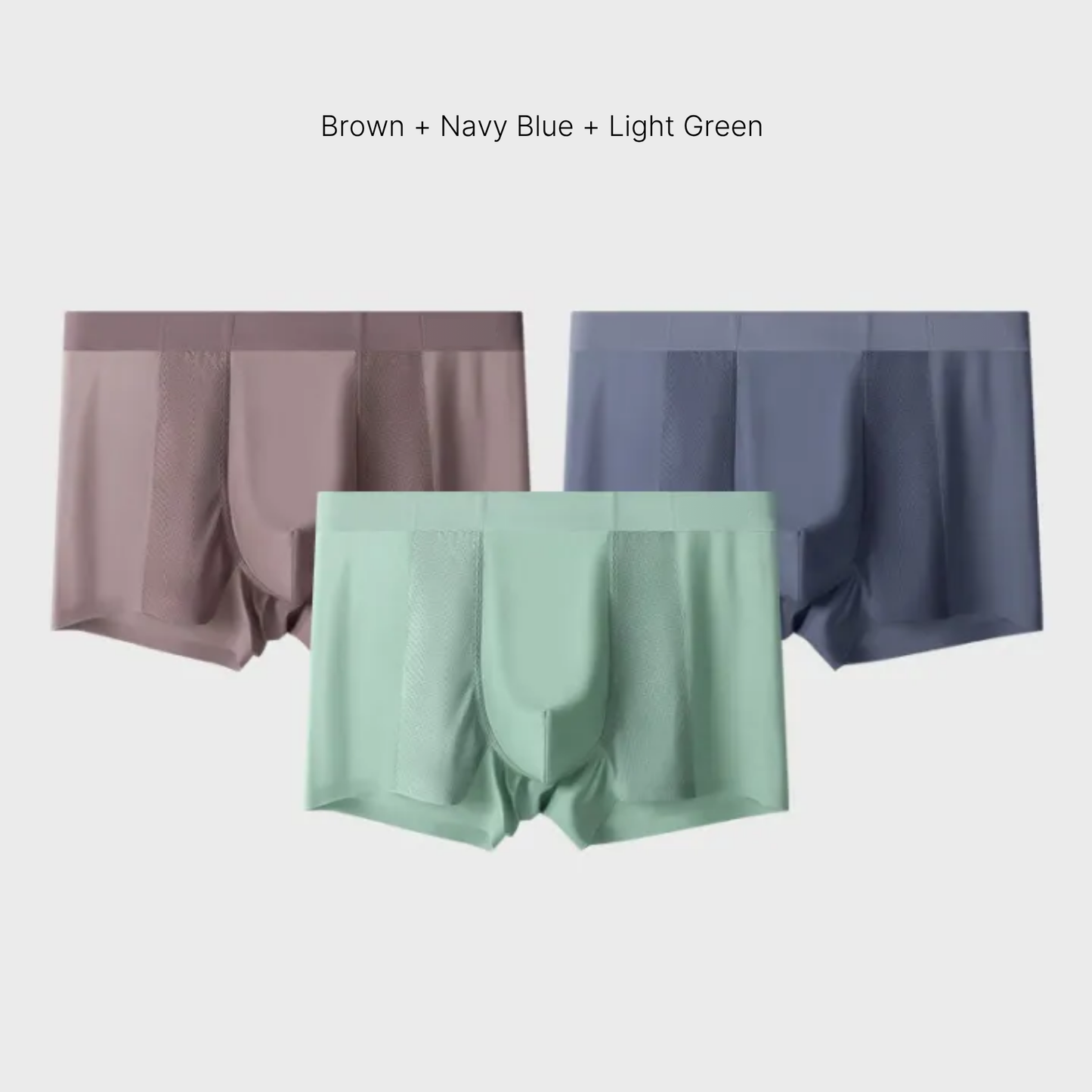 Men's Ice Silk Briefs Boxers - Combo of 3
